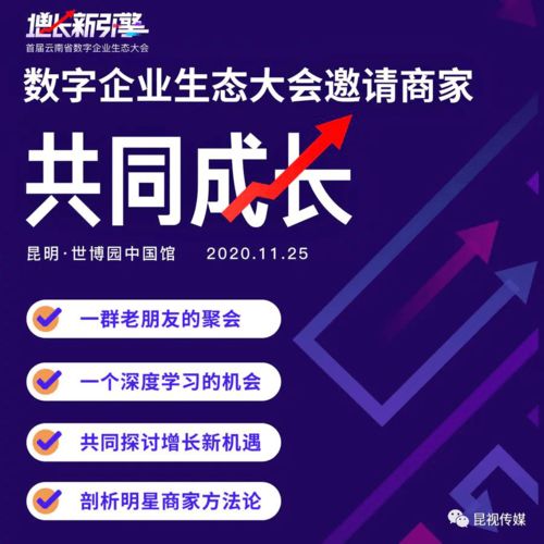数字经济行业精英齐聚昆明 首届云南数字企业生态大会今天开幕