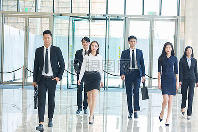 商务精英 团队办公的力量与视觉呈现